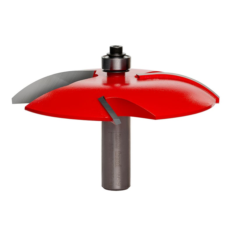 Freud 99-519: 3-1/2" (dia.) Raised Panel Bit with 1/2" shank, 1-1/2" large radius - Image 1